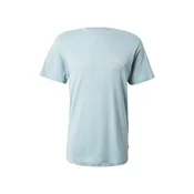 BILLABONG Majica CRAYON WAVE nebeško modra / svetlo modra / oranžna