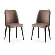 Hanah Home Set stolica Luna, 49x52x90 cm, 2 komada, Braon