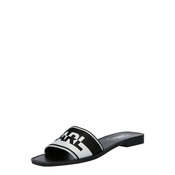 Karl Lagerfeld Natikace s potpeticom, crna / bijela