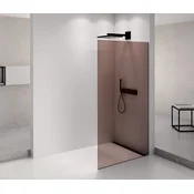 POLYSAN ARCHITEX Črna Mat Tušna Kabina 1262mm z Marron Steklom