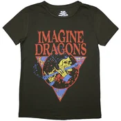Imagine Dragons Skeleton Flute Green M Ženske Majica
