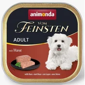 Animonda Animonda Vom Feinsten mokra hrana za odrasle pse z zajcem, govedino in svinjino, 150 g, brez umetnih dodatkov, brez glutena