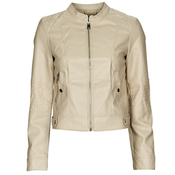 Vero Moda Usnjene jakne & Sintetične jakne VMLOVE LAVINE SHORT COATED JACKET Bež