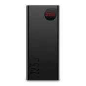BASEUS ADAMAN PD3.0 QC3.0 POWER BANK 10000MAH BLACK (6953156212329)