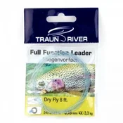 Pletena predvrvica za ribolov s suho muho TRAUN RIVER Dry Fly 8 ft Braided Leader