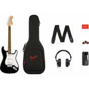 Fender Squier Affinity Series Stratocaster Mustang Micro Pack Black Električna kitara