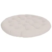 Vidaxl Papasan blazina VIANEN 100% poliester Bela O 120 x 12 cm