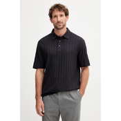Bombažen polo Armani Exchange moški, mornarsko modra barva, XM001292 AF10337