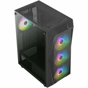 Aerocool Falcon V2 Mdi-Tower, Acrylglas - schwarz-ACCM-PV41142.11