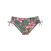 LASCANA Bikini hlačke modra/oliva/oranžna/roza