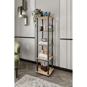 Hanah Home Polica za kucu Bookcase, 34x140x34 cm, Boje hrasta
