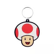 Pyramid SUPER MARIO (TOAD) gumijasti obesek za ključe
