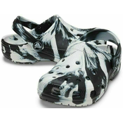 Crocs Kids Classic Marbled Clog Black/White 32-33