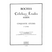 BOCHSA:50 (CINQUANTE) ETUDES OP.34, VOL.2 HARP