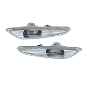 OEM Kristalni bocni migavci BMW E46 (01-05), Hrom