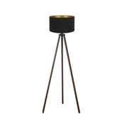 Brilagi - Podna lampa VELVET 1xE27/60W/230V braon/crna