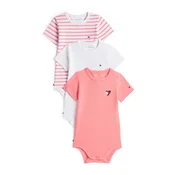 TOMMY HILFIGER Pajac/bodi pitaja/staro roza/bela