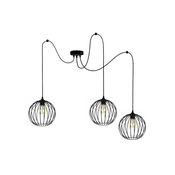 Luster na sajli MATT 3xE27/60W/230V pauk