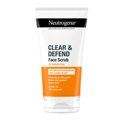 Neutrogena Clear & Defend Face Scrub piling za vse tipe kože 150 ml unisex