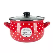 Alpeks Home ALPEKSHOME, KUHAM Z LJUBEZNIJO, KOZICA VISOKA S POKROVOM, 20 CM, 3.7L, 1 KOS, (22153128)