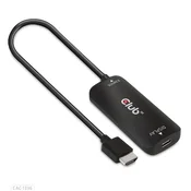 KAB Club3D aktivni adapter HDMI + Micro USB na USB Type-C, 4K pri 120 Hz ili 8K pri 30 Hz, M/Ž, CAC-1336