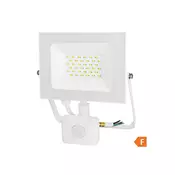 COMMEL LED Reflektor Senzor 30W 4000K, 2550lm 30kh, Beli C307-139