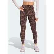 ADIDAS PERFORMANCE Športne hlače Optime Power  rjava / črna