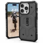 Ovitek UAG Pathfinder MagSafe za iPhone 15 Pro - silver