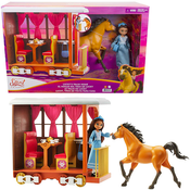 DreamWorks Lutka i konj set Spirit Untamed Luckys Train Home GXF55