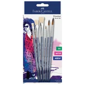 SET KISTOVA OD SINTETICKIH VLAKANA (ZA RAZNE TEHNIKE) PK6 FABER CASTELL 282891