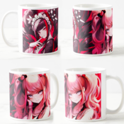 Šolja Anime Danganronpa, 330ml, Bela