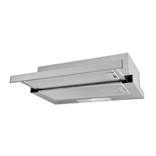 Kuhinjska napa MPM-61-OS, 60cm, 3-moči, LED osvetlitev, inox