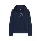 Tommy Jeans Majica ESS  mornarska / rdeča / bela