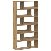 Vidaxl Knjižna omara artisan hrast 100x33x187,5 cm inženirski les