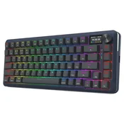 Mehanicka tipkovnica Redragon - Flekact Pro K708-RGB-PRO, bežicna, RGB, crna
