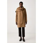MICHAEL Michael Kors Volneni plašč 77A7146M22 Svetlo rjava Regular Fit