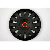 CAR 888 ACCESSORIES Univerzalne Ratkapne 16 Black/Red Abs Set