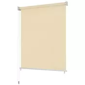 vidaXL Zunanje rolo senčilo 200x140 cm krem barve