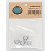 Blue Tomato Axle Nuts silver