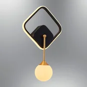 Opviq Zidna lampa 3000K, Crna