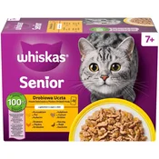 Whiskas vrečke Senior Perutninska pojedina v želeju 12 x 85 g
