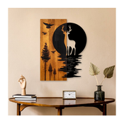 Stenska dekoracija 43x58 cm jelen in luna