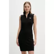 HUGO Vsakodnevna obleka Nuzippo 50558614 Črna Extra Slim Fit
