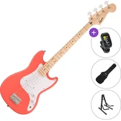 Fender Squier Sonic Bronco Bass LRL SET Tahitian Coral Elektricna bas gitara