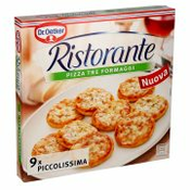 PIZZA TRIJE SIRI PICCOLISSIMA, RISTORANTE, DR. OETKER, 216G