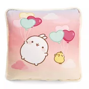 Nici: Molang zajček, plišasta blazina - 30 x 30 cm