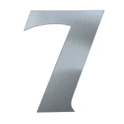 Opisna hišna številka 120mm nerjaveče jeklo št. 7 Nerjaveče jeklo
