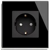 shumee Tuya Smart ZigBee vtičnica + RTX stekleni okvir črne barve