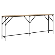 Vidaxl Konzolna miza artisan hrast 200 x 29 x 75 cm