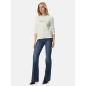 Liu Jo Sport Pulover TF6160 MA22S Kremna Regular Fit